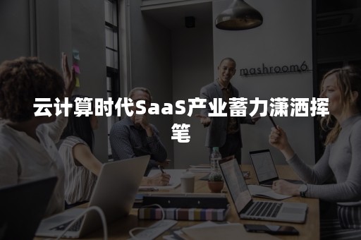 云计算时代SaaS产业蓄力潇洒挥笔