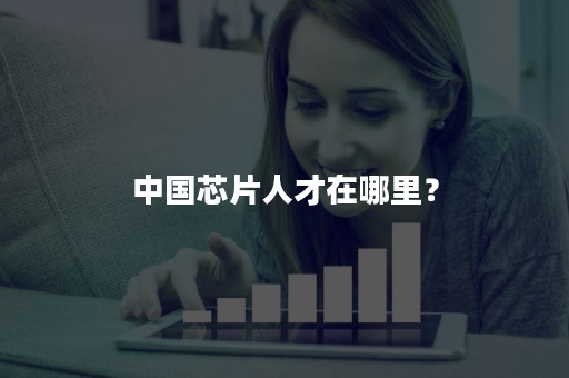 中国芯片人才在哪里？