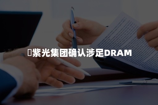 ​紫光集团确认涉足DRAM