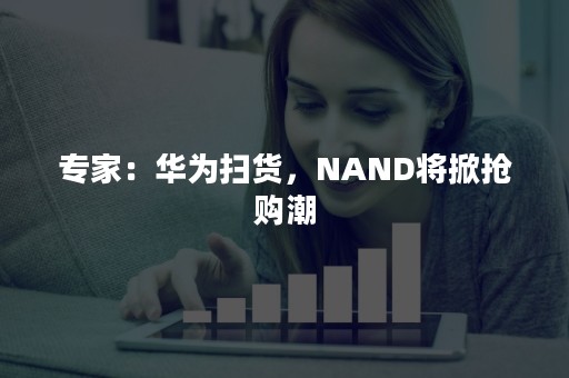 专家：华为扫货，NAND将掀抢购潮