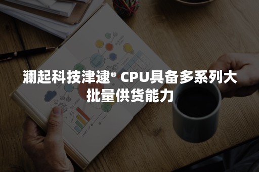 澜起科技津逮® CPU具备多系列大批量供货能力