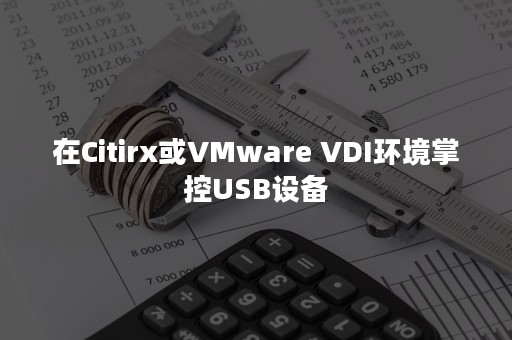 在Citirx或VMware VDI环境掌控USB设备