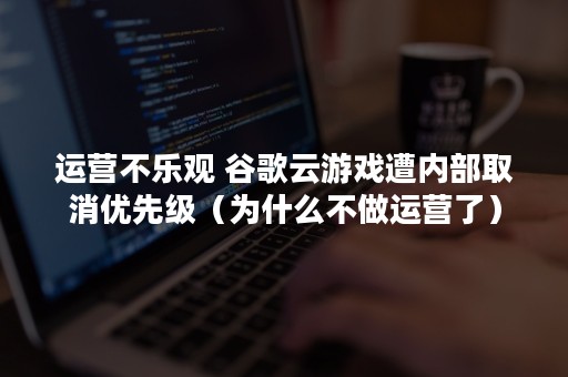 运营不乐观 谷歌云游戏遭内部取消优先级（为什么不做运营了）