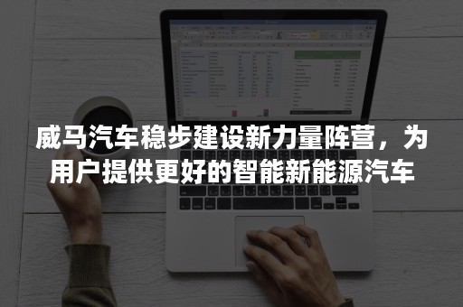 威马汽车稳步建设新力量阵营，为用户提供更好的智能新能源汽车产品