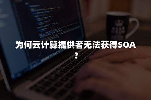 为何云计算提供者无法获得SOA？