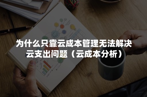 为什么只靠云成本管理无法解决云支出问题（云成本分析）