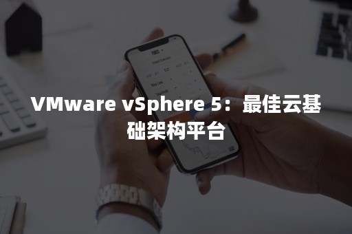 VMware vSphere 5：最佳云基础架构平台