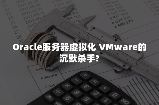 Oracle服务器虚拟化 VMware的沉默杀手?