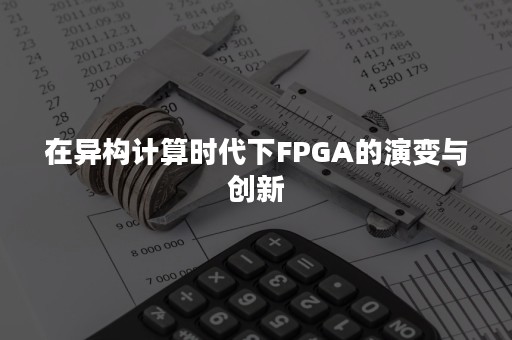 在异构计算时代下FPGA的演变与创新