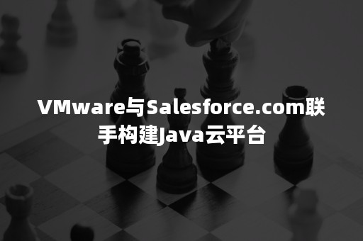 VMware与Salesforce.com联手构建Java云平台