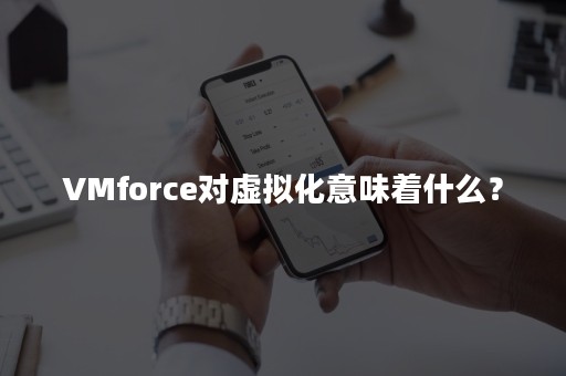 VMforce对虚拟化意味着什么？