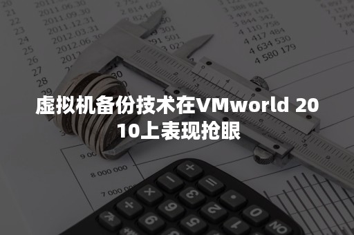 虚拟机备份技术在VMworld 2010上表现抢眼