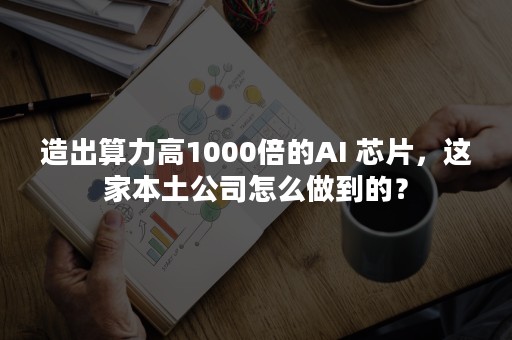 造出算力高1000倍的AI 芯片，这家本土公司怎么做到的？