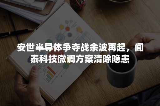 安世半导体争夺战余波再起，闻泰科技微调方案清除隐患