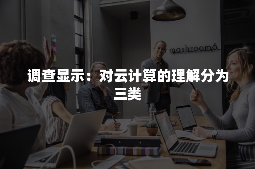 调查显示：对云计算的理解分为三类