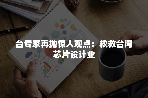 台专家再抛惊人观点：救救台湾芯片设计业