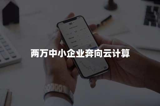 两万中小企业奔向云计算