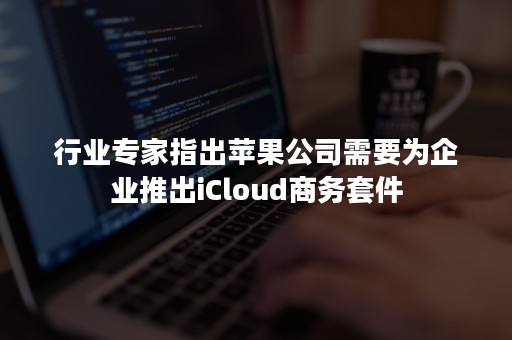 行业专家指出苹果公司需要为企业推出iCloud商务套件