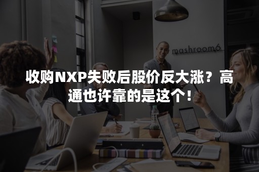 收购NXP失败后股价反大涨？高通也许靠的是这个！