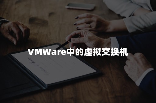 VMWare中的虚拟交换机