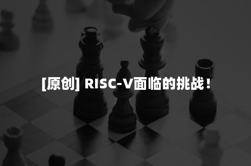 [原创] RISC-V面临的挑战！