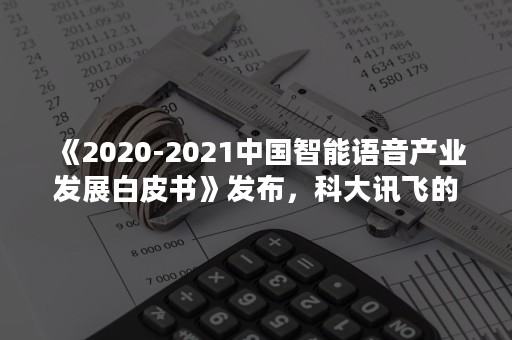 《2020-2021中国智能语音产业发展白皮书》发布，科大讯飞的实力到底有多强？