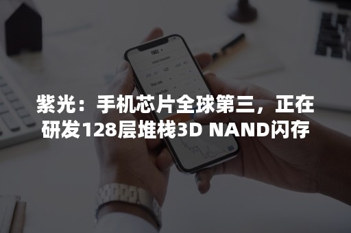 紫光：手机芯片全球第三，正在研发128层堆栈3D NAND闪存