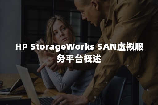 HP StorageWorks SAN虚拟服务平台概述