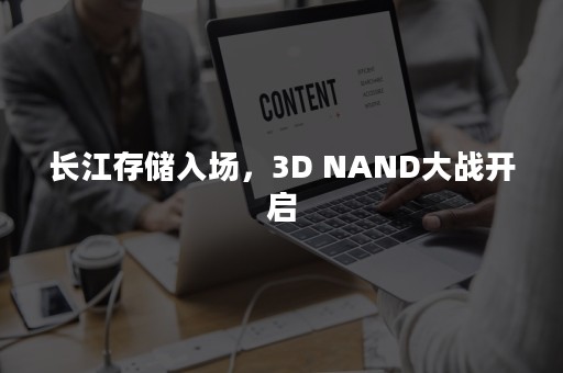 长江存储入场，3D NAND大战开启