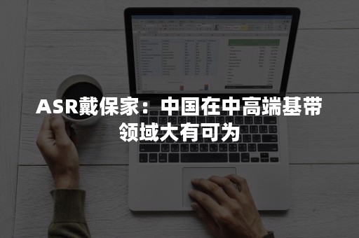 ASR戴保家：中国在中高端基带领域大有可为