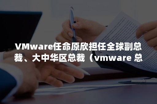 VMware任命原欣担任全球副总裁、大中华区总裁（vmware 总裁）