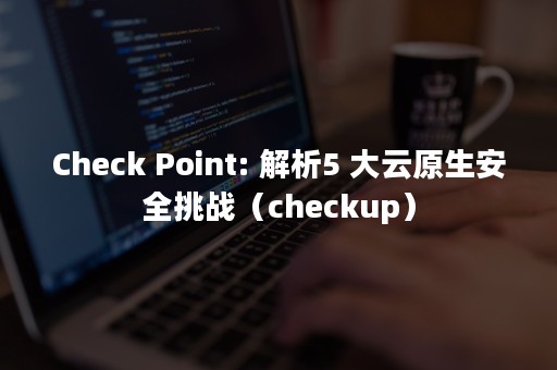 Check Point: 解析5 大云原生安全挑战（checkup）