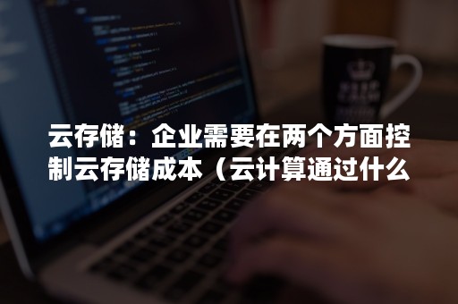 云存储：企业需要在两个方面控制云存储成本（云计算通过什么进行存储服务）