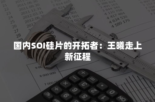 国内SOI硅片的开拓者：王曦走上新征程