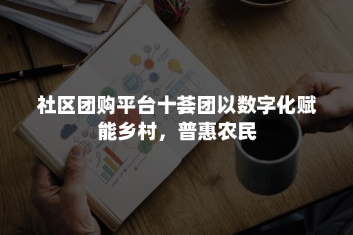 社区团购平台十荟团以数字化赋能乡村，普惠农民