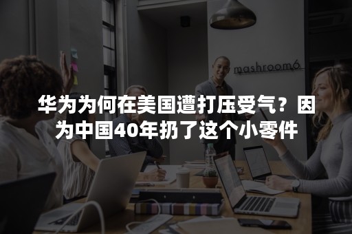 华为为何在美国遭打压受气？因为中国40年扔了这个小零件