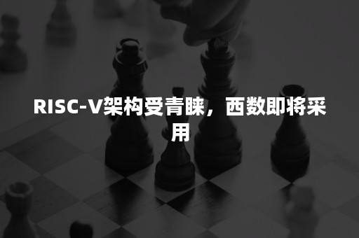 RISC-V架构受青睐，西数即将采用