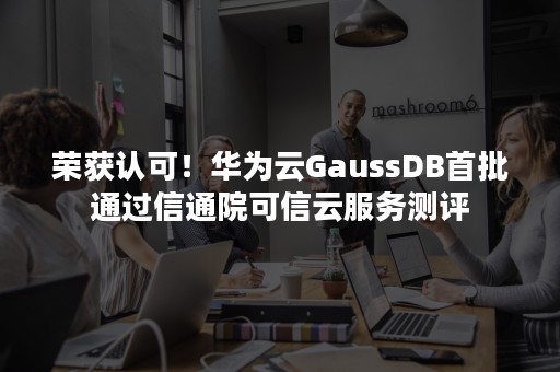 荣获认可！华为云GaussDB首批通过信通院可信云服务测评