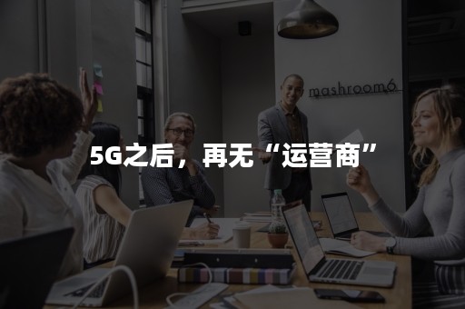 5G之后，再无“运营商”