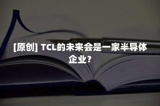 [原创] TCL的未来会是一家半导体企业？