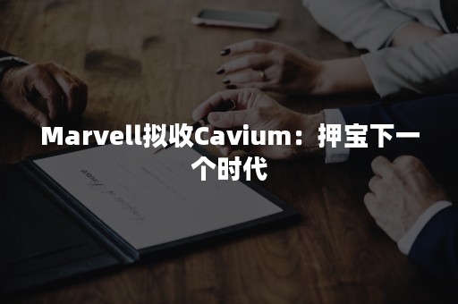 Marvell拟收Cavium：押宝下一个时代