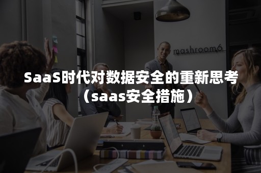 SaaS时代对数据安全的重新思考（saas安全措施）