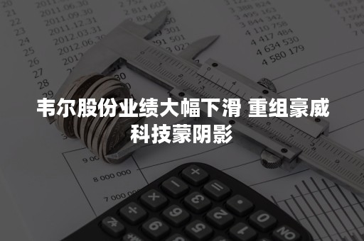 韦尔股份业绩大幅下滑 重组豪威科技蒙阴影