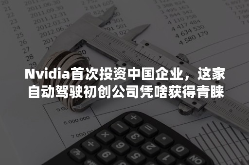 Nvidia首次投资中国企业，这家自动驾驶初创公司凭啥获得青睐？