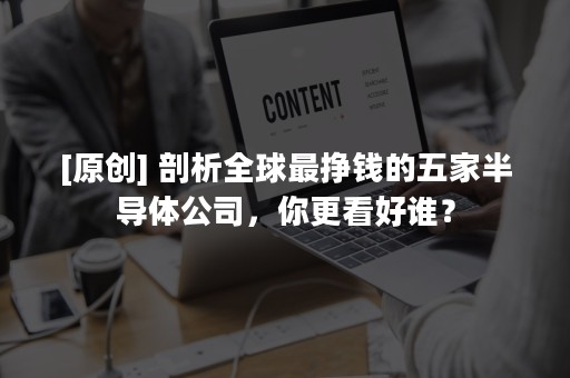 [原创] 剖析全球最挣钱的五家半导体公司，你更看好谁？