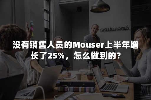 没有销售人员的Mouser上半年增长了25%，怎么做到的？