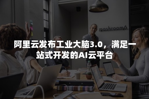 阿里云发布工业大脑3.0，满足一站式开发的AI云平台