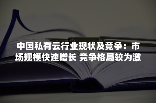 中国私有云行业现状及竞争：市场规模快速增长 竞争格局较为激烈（私有云排名市场占有率）