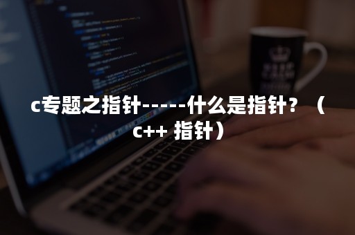 c专题之指针-----什么是指针？（c++ 指针）