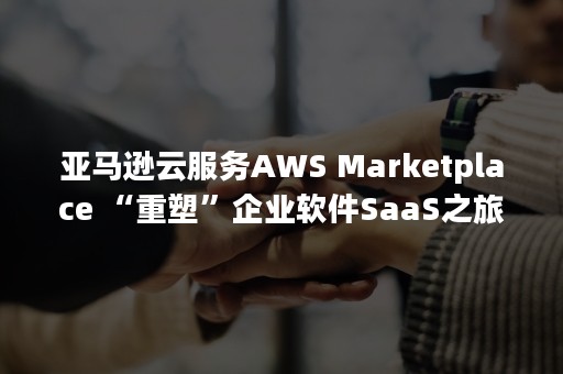 亚马逊云服务AWS Marketplace “重塑”企业软件SaaS之旅